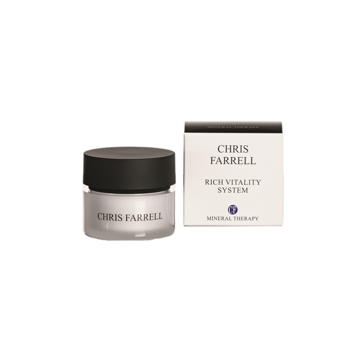 Rich Vitality System ist ein Stimulator und Zell-Aktivator in Form einer Softcream, reichhaltig an Wirkstoffen, leicht fettend, jedoch ohne störenden Fettglanz. 50ml