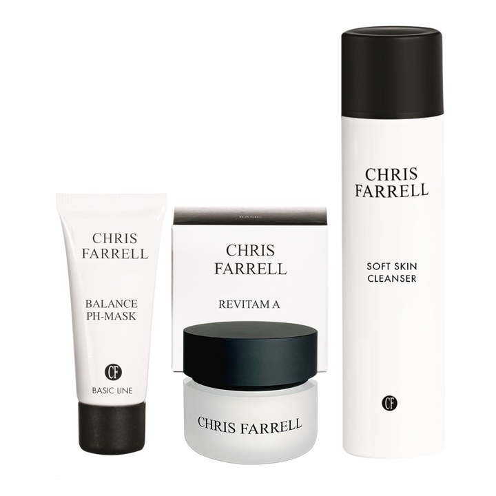 Set Einsteiger, 3tlg., Balance PH Mask, Revitam A und Soft Skin Cleanser für ein klares Hautbild.