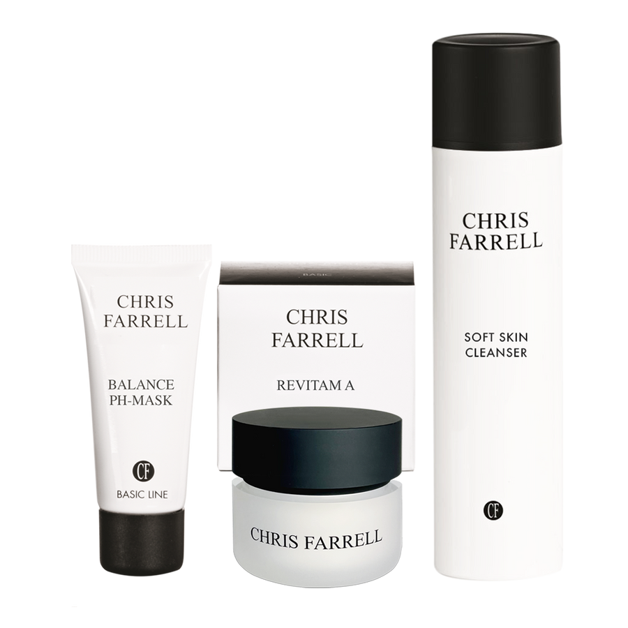 Set Einsteiger, 3tlg., Balance PH Mask, Revitam A und Soft Skin Cleanser für ein klares Hautbild.